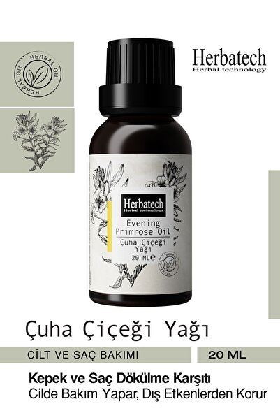 Herbatech Çuha Çiçeği Yağı 20ml Saç Bakımı Cilt Bakımı Etkili