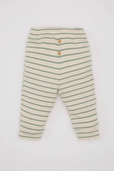 DeFacto Striped Long Sleeve Camisole T-Shirt and Ribbed 2-Piece Set for Baby Boy - B7675A524Sp