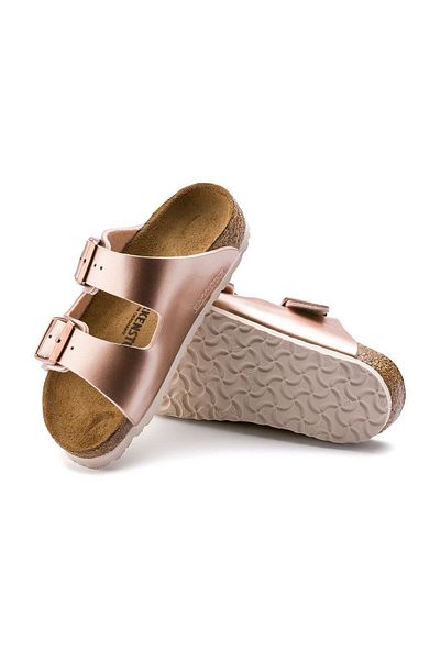 Birkenstock Γυναικείες μεταλλικές παντόφλες Arizona Bf