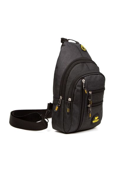 Linatigers Унісекс чорний водонепроникний USB розетка для навушників плечова сумка крос-боді Gogus сумка