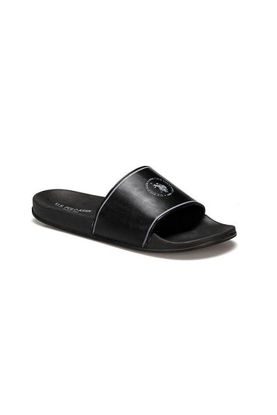 U.S. Polo Assn. Ανδρικές μαύρες παντόφλες Dream