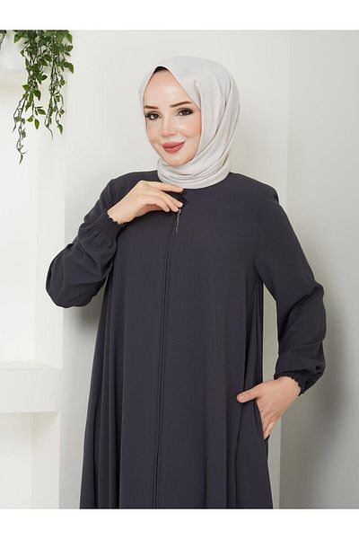 Yavuz Şancı Black Mevlana Ferace - 1.Sinif Soft Crepe Summer