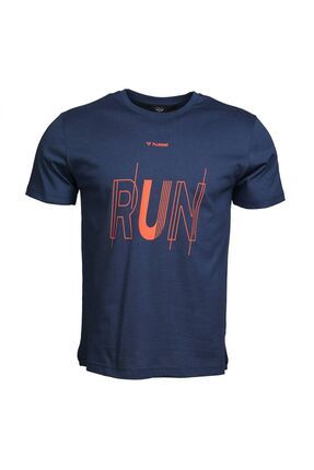 hummel Timon Erkek Lacivert Bisiklet Yaka Ti ort Fiyat Yorumlar Trendyol