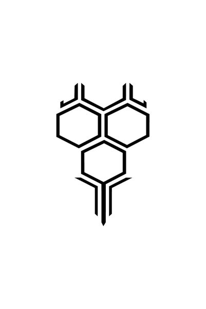 Generic Brand Hexagon Honeycombs 30x45 cm Auto Motor Laptop Wall Foil Sticker