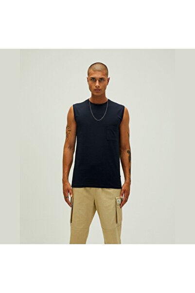 Bad Bear Tribe Men's Navy Blue Undershirt