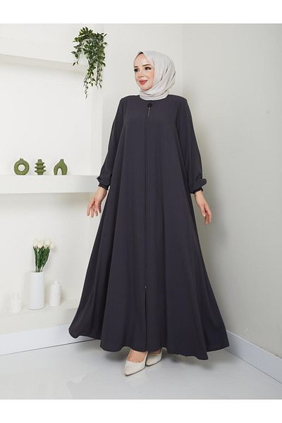 Yavuz Şancı Black Mevlana Ferace - 1.Sinif Soft Crepe Summer