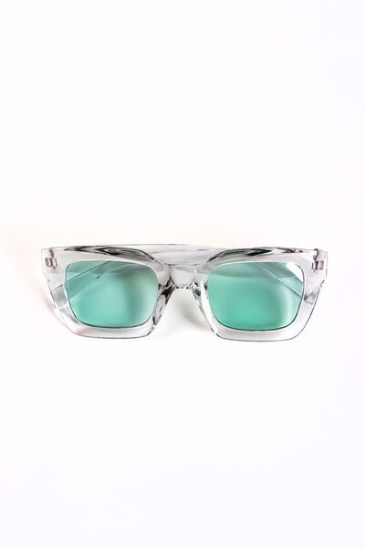 MACERATİ Sour Transparent Green Sunglasses