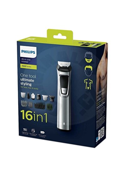 Philips 7000 Series 16 in 1 Saç, Yüz ve Vücut Bakım Seti Islak Kuru Kullanım