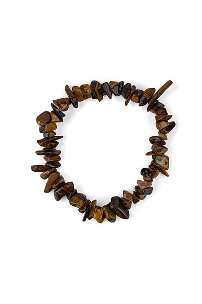 Zeynep Büyükbay Natural Stone Broken Tiger Eye Bracelet