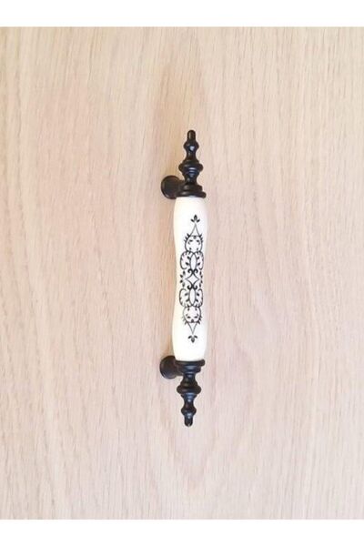 Erkul Mat Siyah 96 Mm Porselen Dolap Kulp 1120-245 20 Adet