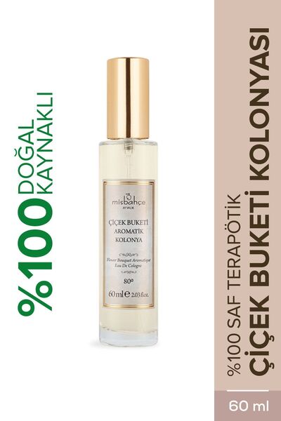 MİSBAHÇE Çiçek Buketi Aromatik Kolonya 60 ml