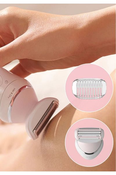Philips Wireless Wet Dry Epilator Bre710/05 8000Series