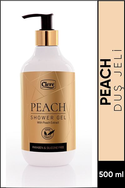 Clere Luxury Peach - Peach Shower Gel Extract