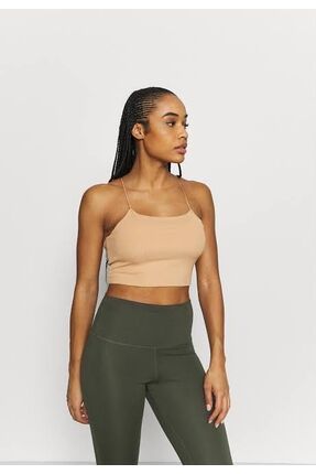Nike WMNS Yoga Luxe Strappy Cami Top Kad n Krem Atlet Fiyat Yorumlar Trendyol