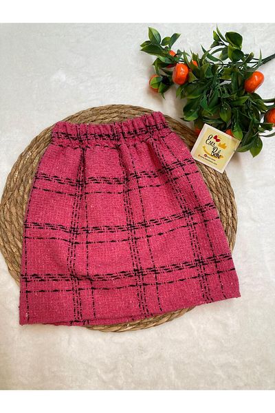ESES BEBE Fuchsia Tweed Girl/Baby Princess Skirt