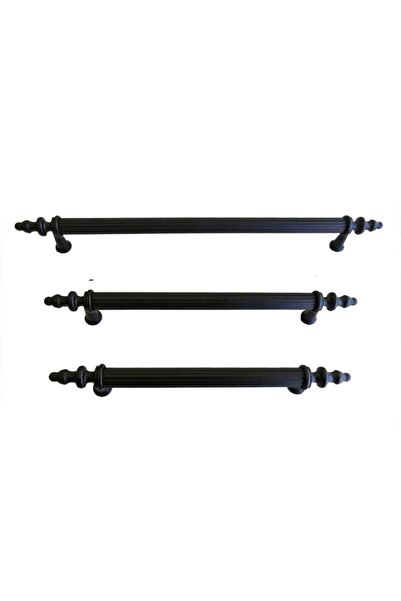 METAX KULP 3 Bucăți Mâner Dimensiune Dove 224 Mm Negru Mat