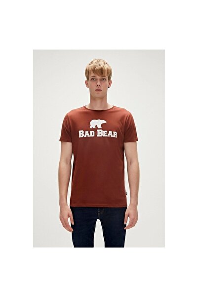 Bad Bear Bad Bear Men's Brown Crew Neck T-Shirt