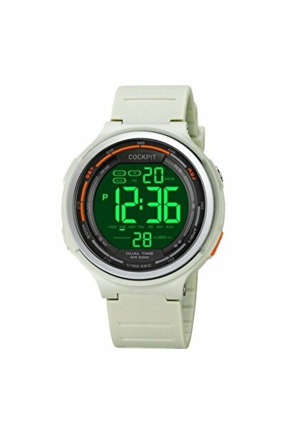 Cockpit 2841 ساعة رجالية بيضاء