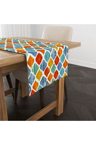 Evmila Model de alergător cu model Ikat