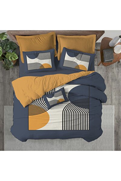 Evmila Geometrijski uzorak Štampano Bračni 200x220 cm 2 komada 50x70cm Set po...