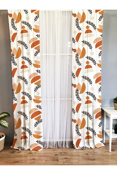 Evmila Printed Patterned Background Curtain for Kids and Baby Room