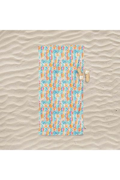Lolla Πετσέτα με στάμπα θάλασσας και παραλίας
