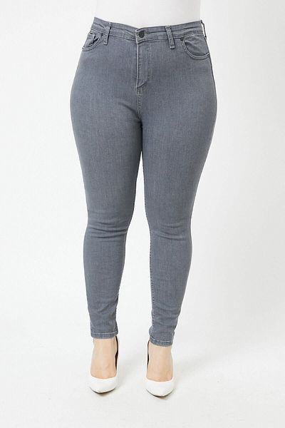 TRENDNATUREL Large Size Battal Jeans Gray S.o.l.m.a.z (Sharer)Our Size Table Available