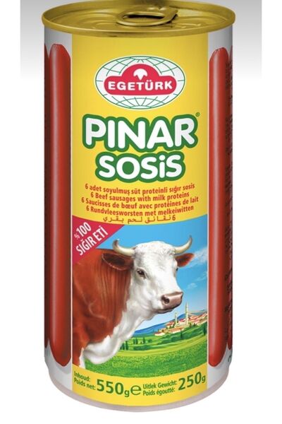 Egetürkk Pınar sosis 550 gr