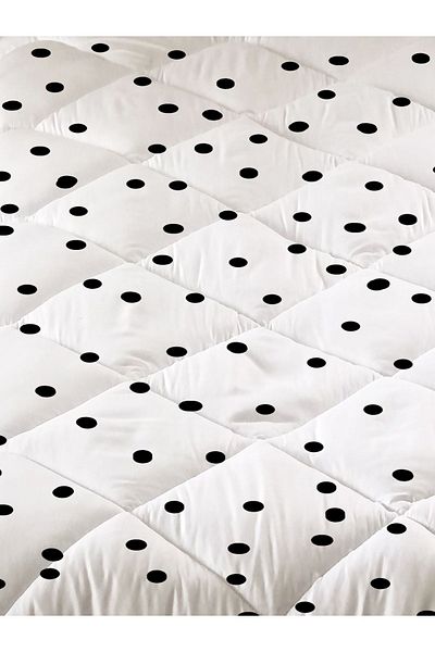 Evmila Panda Patterned Quilted Quilt, Single Sleeping Set