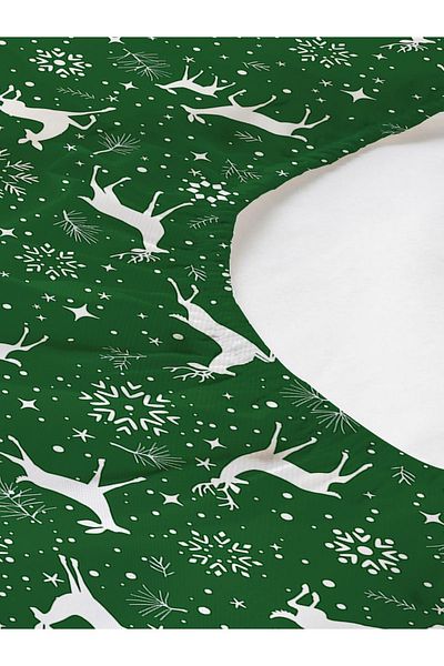 Evmila New Year's Special Pattern Printed Single Elastic Sheet Set
