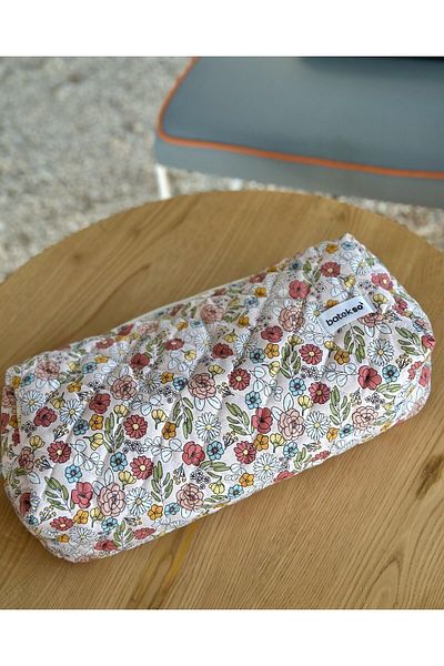 Batekso XL Size Floral Patterned Hair Styling Travel Bag - Mixed