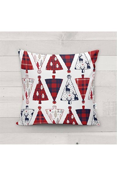 Evmila Novogodišnje specijalno drvo Sa deznom Somot Navlaka za jastuk