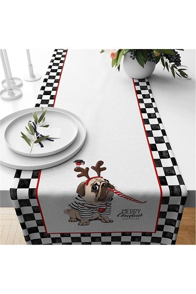 Evmila New Year's Special Deer Patterned Runner