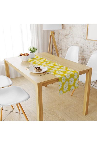 Evmila Lemon Pattern Runner 2175
