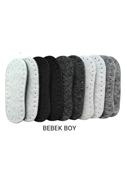 Genel Markalar 10 Çift Patik Tabanı -iki katmanlı keçeli eva Bebek Boy