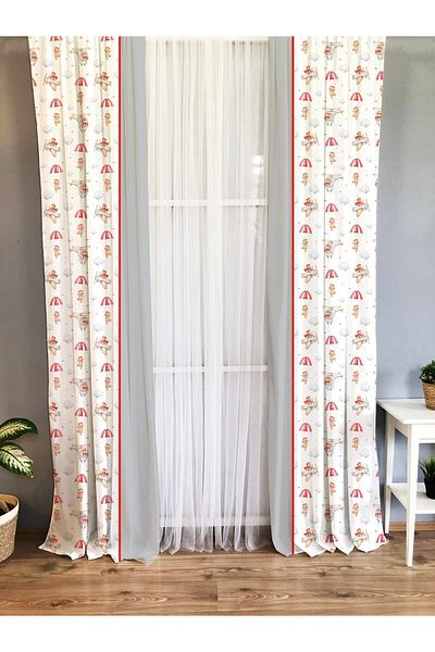 Evmila Printed Children's Room Background Curtain