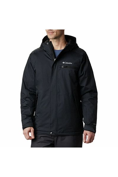 Columbia Valley Point Men's Black Hooded Coat