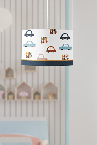 Lolla Evmila Araba Desenli Çocuk Odası Sarkıt Avize Modeli