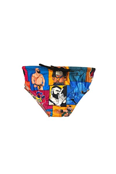 turcobear Dijital Baskılı Pencere Model Erkek Mayo