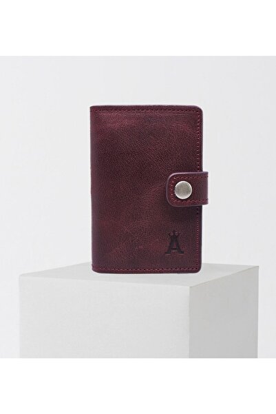 ARTUL Otomatik Mekanizmalı Hakiki Deri Kartlık Cüzdan