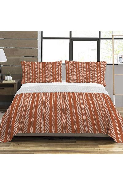 Evmila Modern Pattern Double Printed Pique (200x220 Cm) Colorful