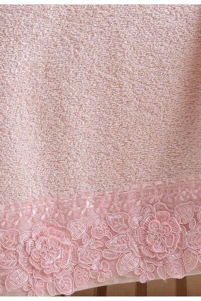 Kardelen Set of 4 Lacy and Laced 100% Cotton Dowry Towels