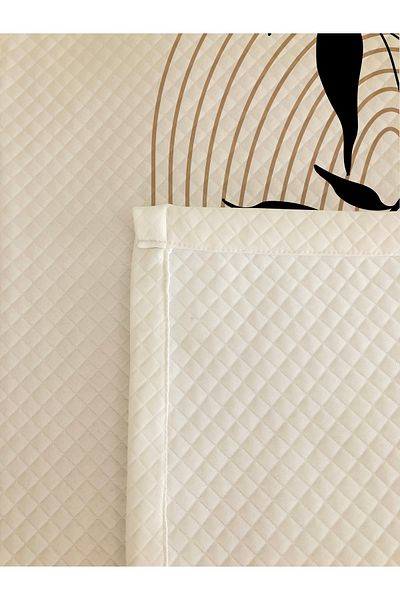 Evmila Πικέ με διπλό σχέδιο - 200x220 εκ