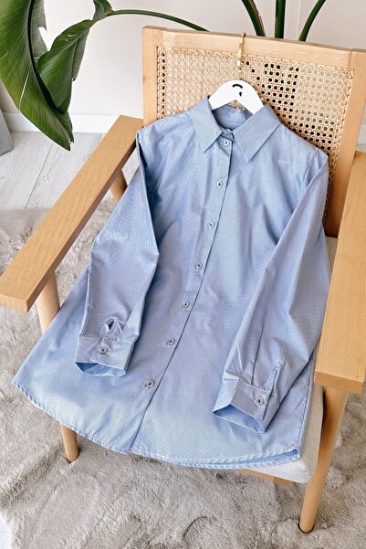 Gizce Teca Blue Shirt - Stylish Design