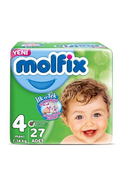 Molfix 4 Numara Maxi 27'li Bebek Bezi