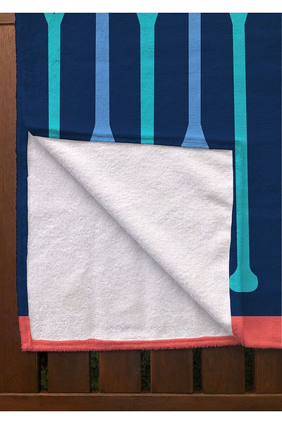 Evmila 75x150 cm Τυπωμένη Πετσέτα Παραλίας - Για Πισίνα και Μπάνιο