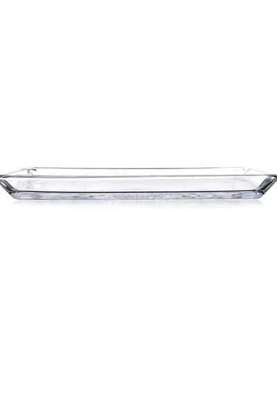 Paşabahçe Madlen Crystal Glass Serving Plate - 24X24 Cm, 1 Piece