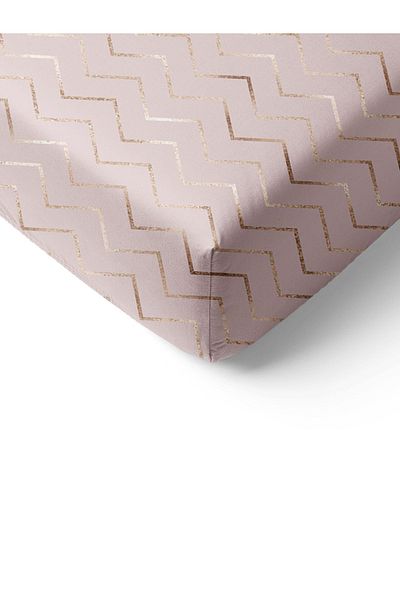 Evmila Modern Patterned Printed Single Elastic Sheet Set