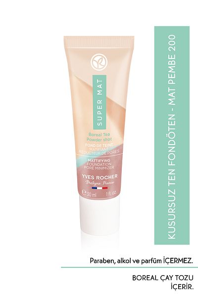 Yves Rocher Pink Perfect Matte Foundation - 30 Ml, 200