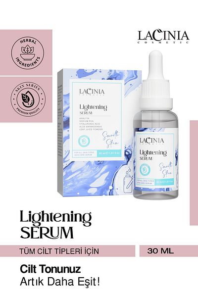 Lacinia 30ml Brightening Lightning Serum - Face Care Effect